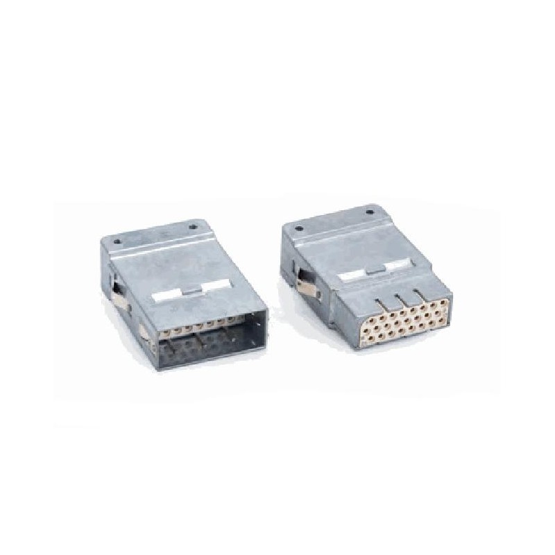 Insert modulaire Megabit, Raccordement à Sertir, femelle, 24 pin, 4A, Polycarbonate 